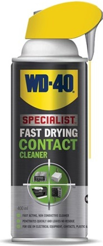 Σπρέι WD40 καθαρισμού επαφών χωρίς λάδι 400ml με αρθρωτό ακροφύσιο